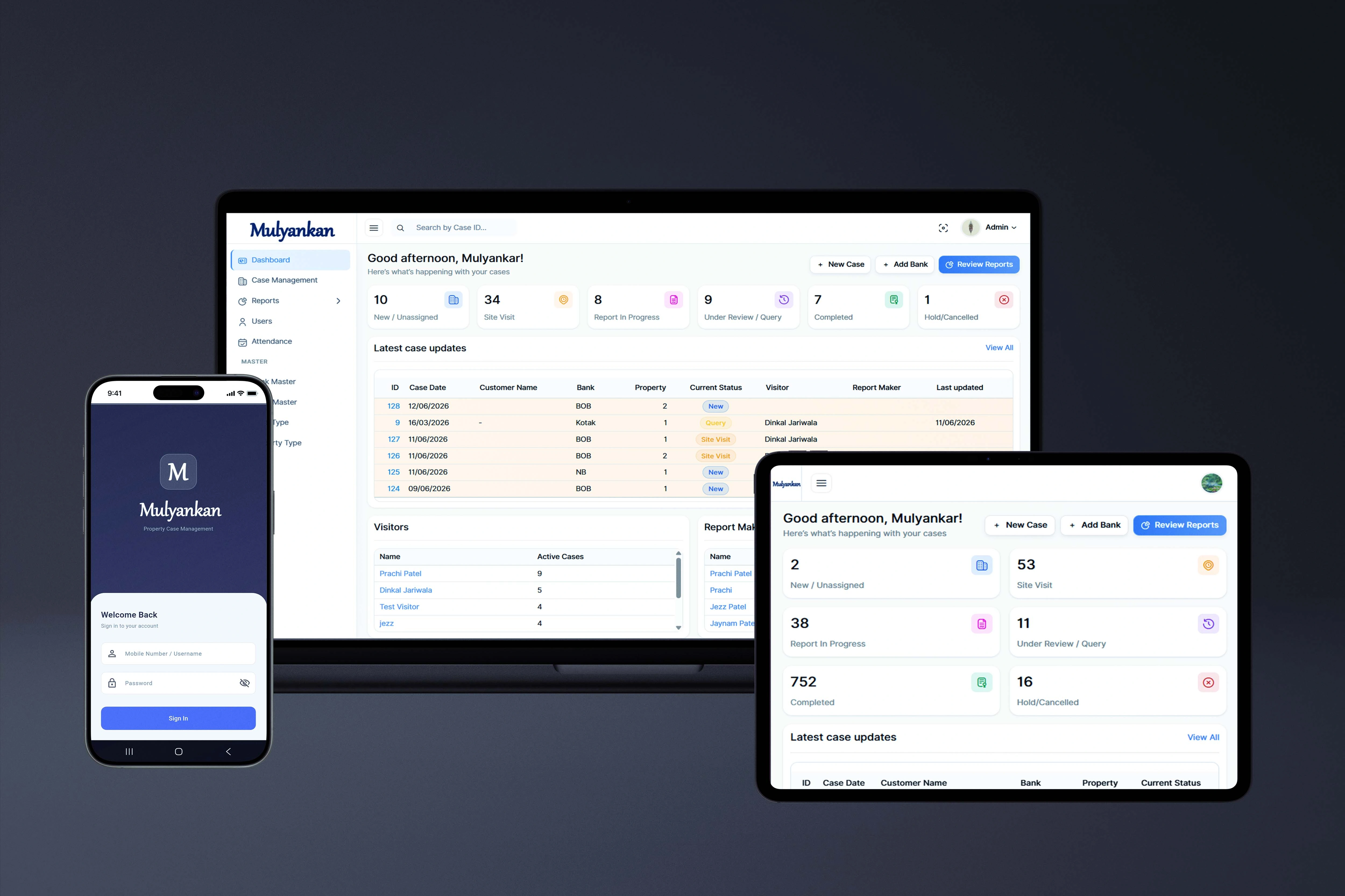 Mulyankan - Property Case Management Platform