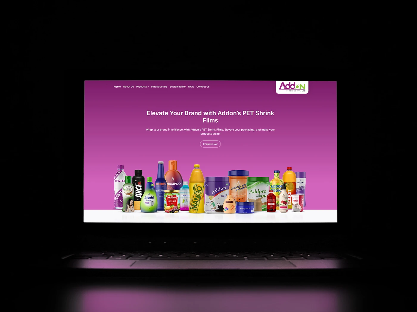 AddOn FilmTech Website Development Case Study
